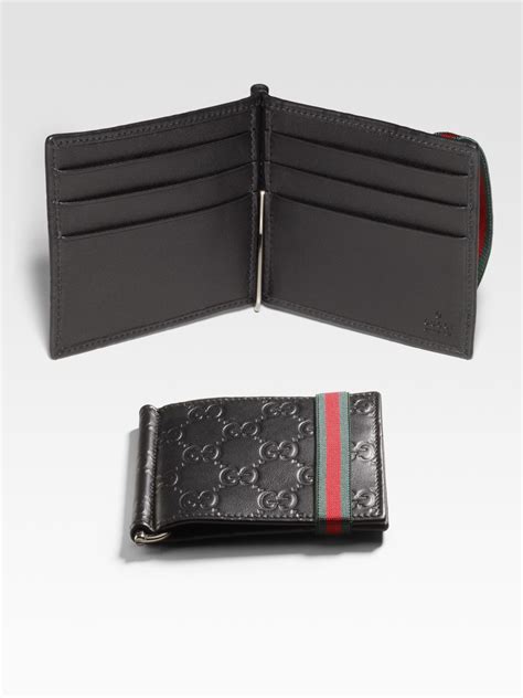 gucci clip wallet|gucci wallet with money clip.